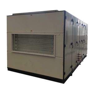 air handing unit with automatic dust removal unit
