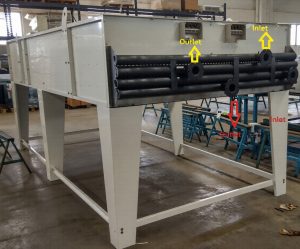 dry cooler for gas generator cooling