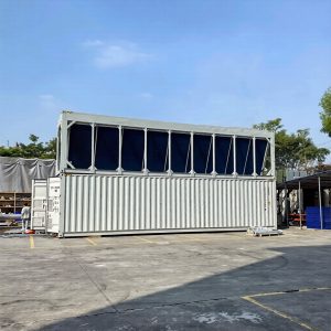 liquid cooled miner container cooler